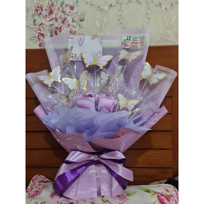 

BUKET LED butterfly cellophane 15 SLOT