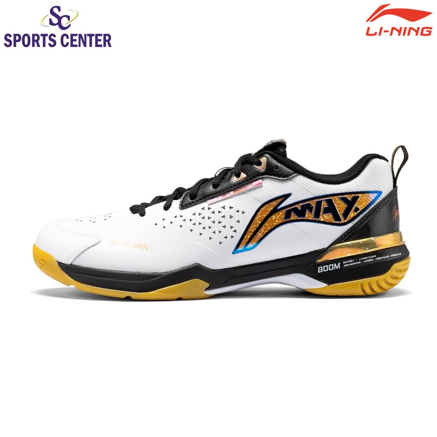 New Limited Sepatu Badminton Lining Blade DF-01 MAX AYAU003-2 White Black