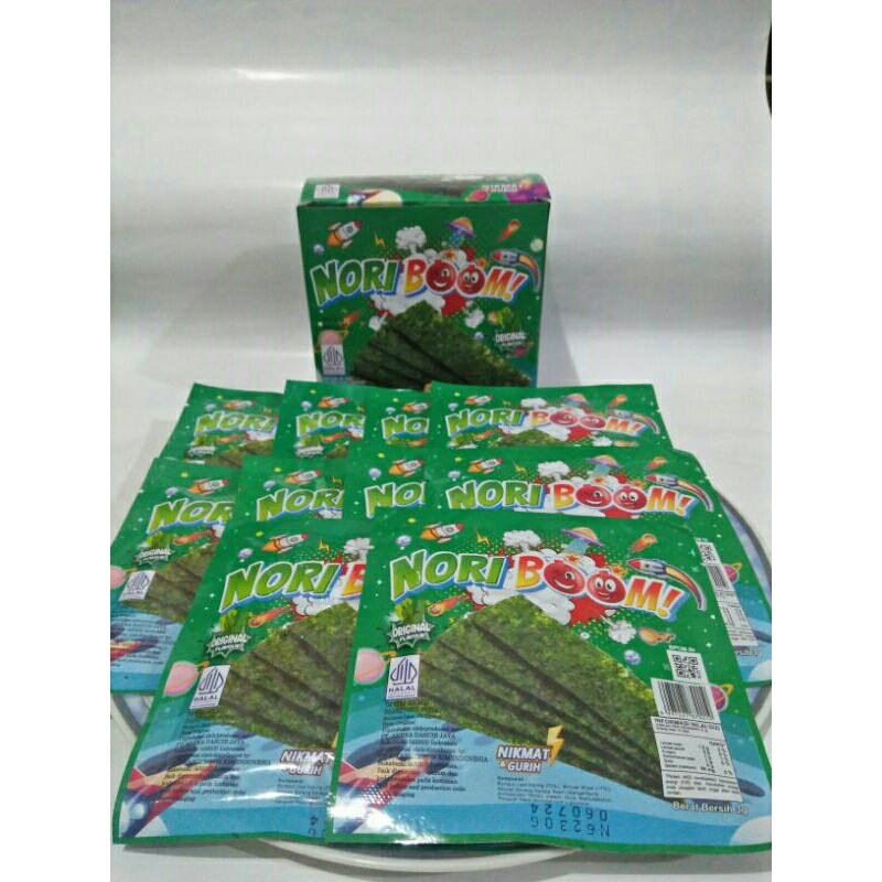 

Noriboom snack rumput laut