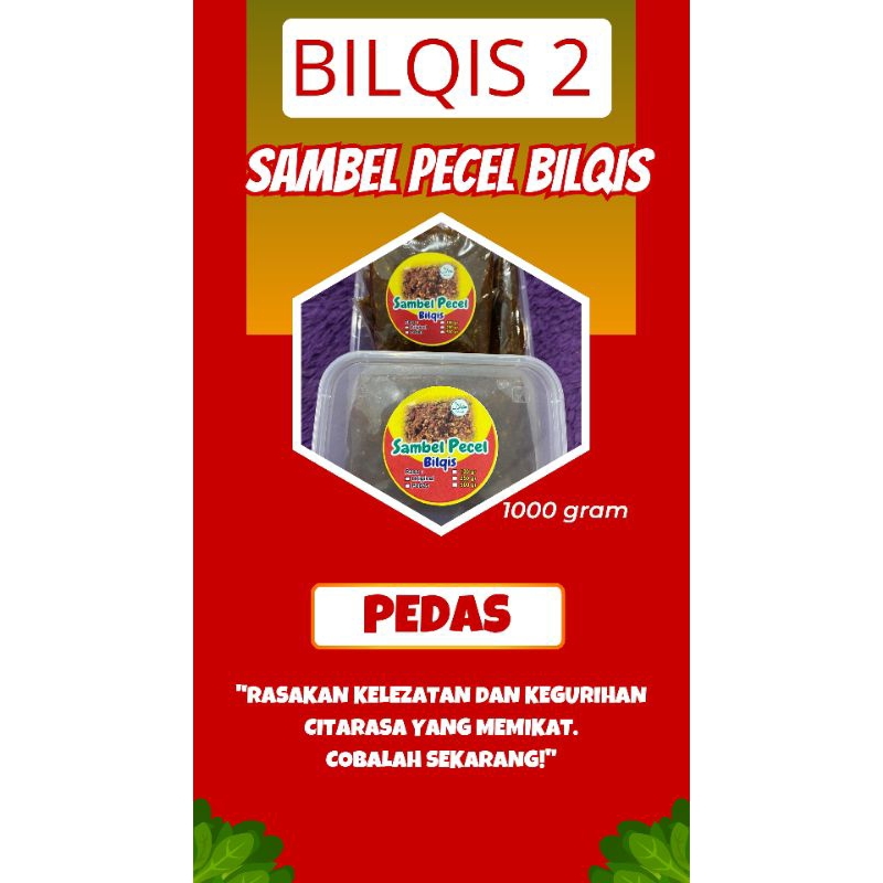 

Sambel Pecel Bilqis Khas Jawa Timur