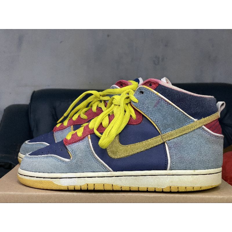 Sepatu Second Atau Preloved Size 40, Nike Dunk High Pro SB PACMAN (VINTAGE TAG)