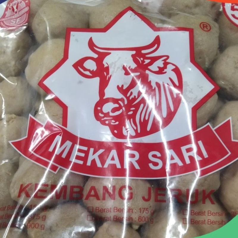 

BAKSO DAGING SAPI & AYAM 58 MEKAR SARI KEMBANG JERUK 750gr isi 50pcs - hai frozen food