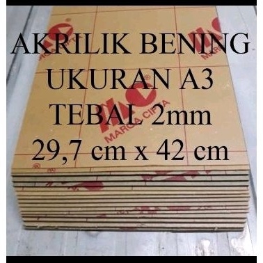 

KODE E15D akrilik marga cipta A3