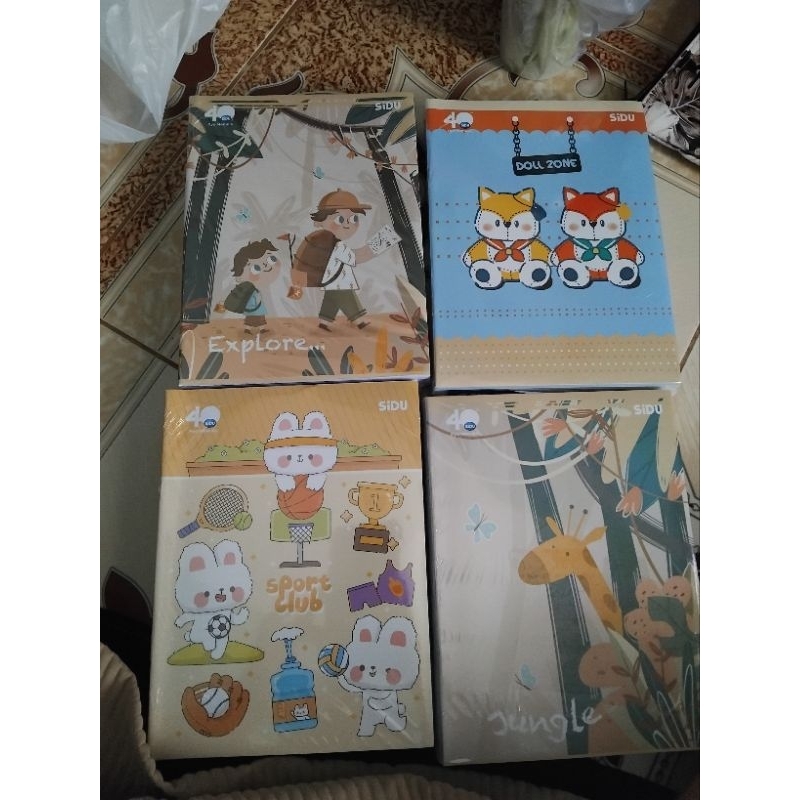 

Buku Tulis SIDU 38 Lembar/1 pak 10 buku