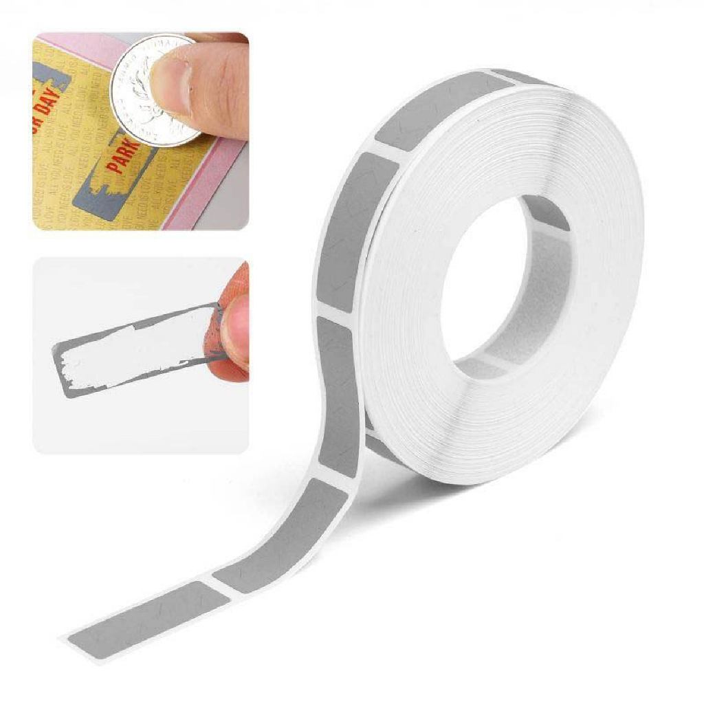 

1000 Pcs Scratch Stiker / Scratch Off Pin Label Sticker /Sticker Gosok Sticker Label Stiker Kejutan