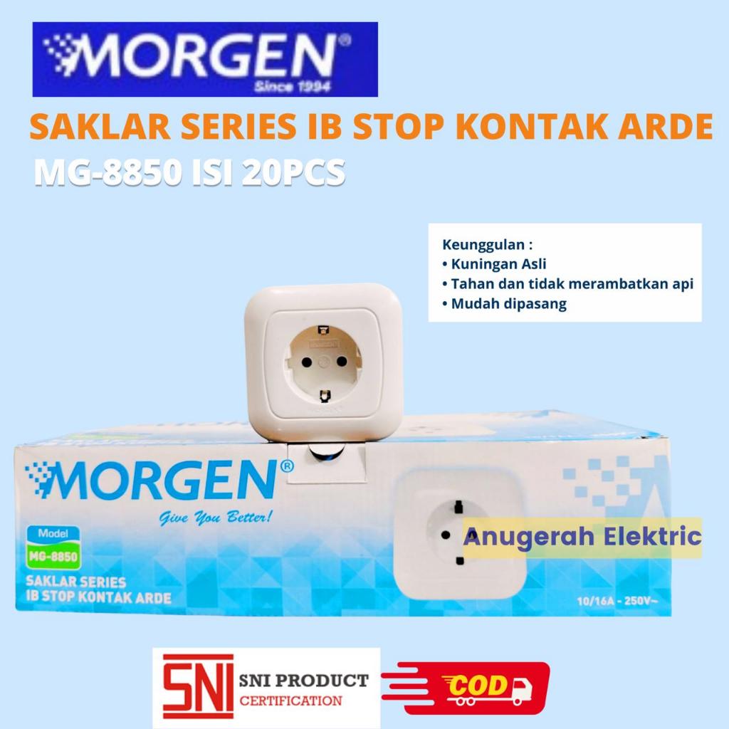 PAKET 1 DUS 20pcs Morgen Stop Kontak IB M Series MG 8850 Colokan