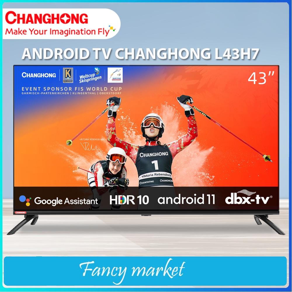 PROMO - ANDROID TV CHANGHONG/SMART TV LED TV CHANGHONG L43H7 - Layar 43 inch