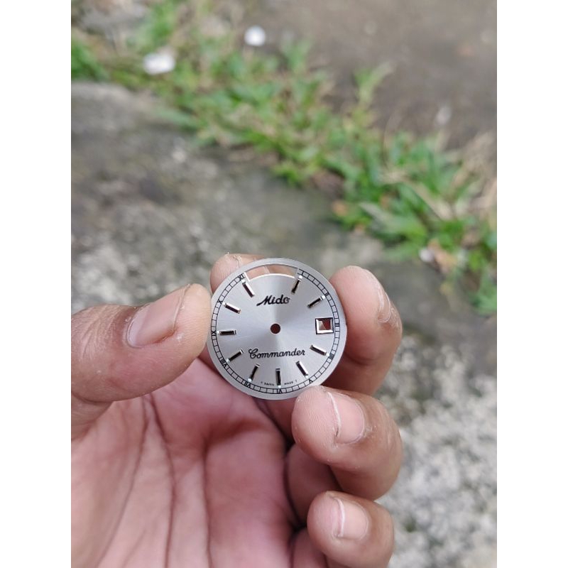 PLAT DIAL JAM TANGAN MIDO PRESIDENT CAL 2834 TANGGAL HARI ATAS ORIGINAL