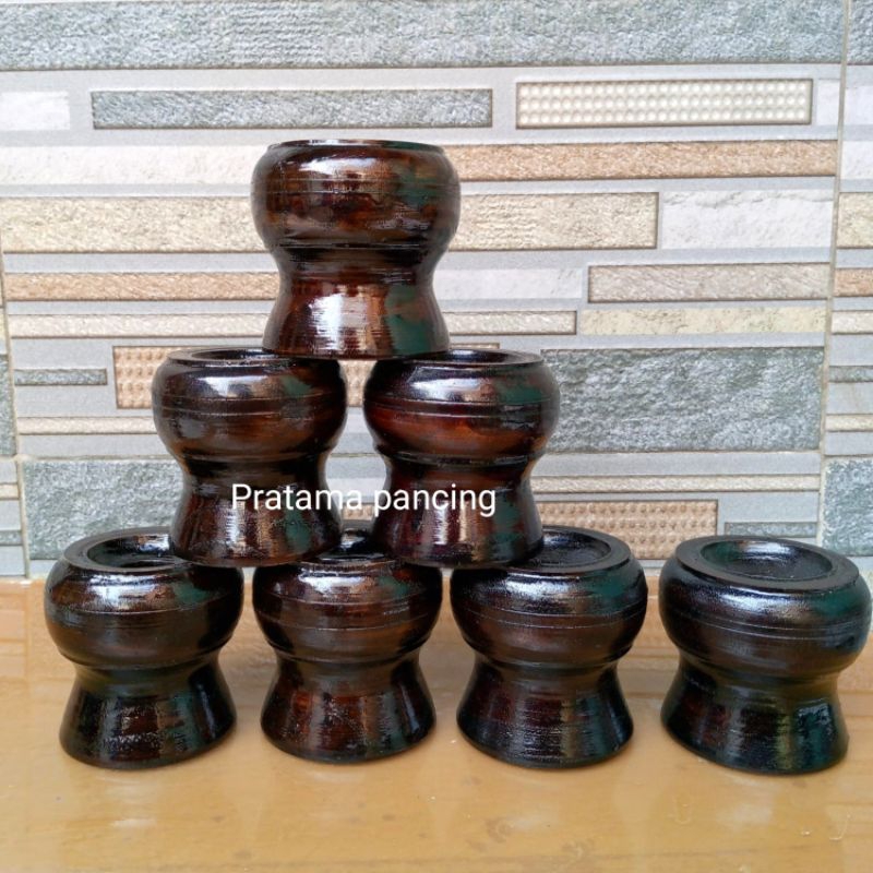 golong joran timbang kayu motif kendi