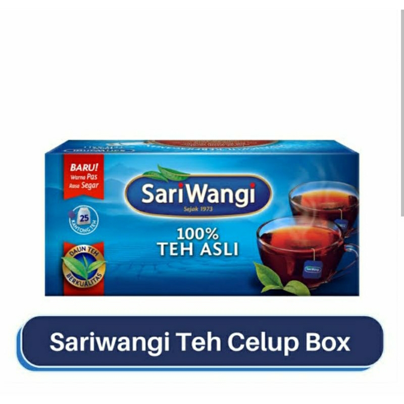 

TEH CELUP SARIWANGI 1 BOX ISI 25 KANTONG