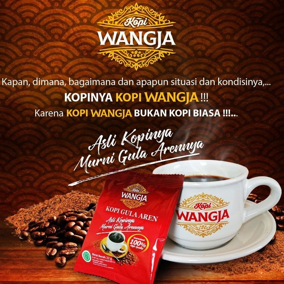 

Kopi WANGJA HERBAL Sachet Kopi Asli Plus Gula Aren Murni 100% ORIGINAL