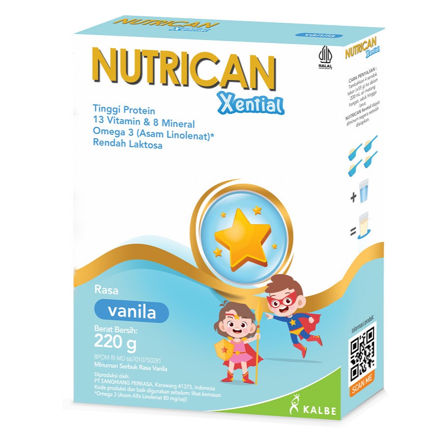 

Nutrican Xential - Nutrisi Khusus Pasien Kanker Anak Vanila