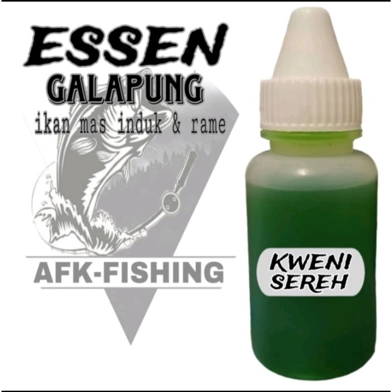 ESSEN OPLOSAN KWENI SEREH GACOR IKAN MAS GALAPUNG INDUKAN/RAME