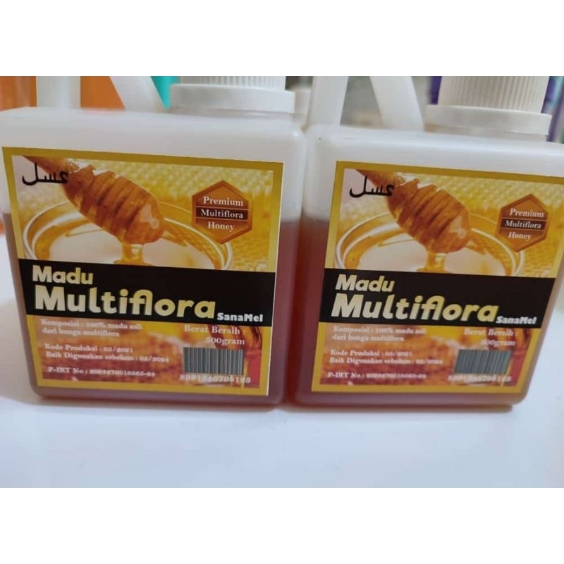 

Madu Multiflora Sanamel 500gr