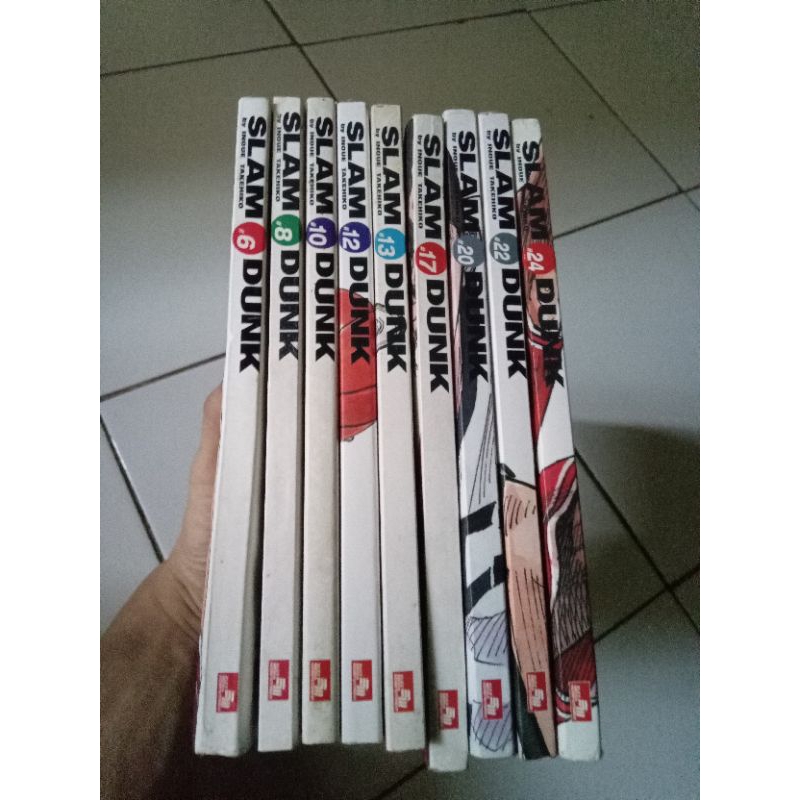 Komik Slam Dunk Deluxe vol 6 8 10 12 13 17 20 22 24