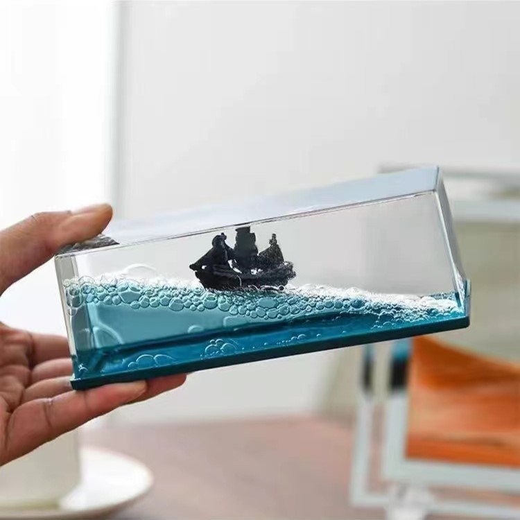 Kapal Hiasan Titanic Dekorasi Mobil Kapal One Piece Pajangan Kapal Pesiar Ornamen Mengambang