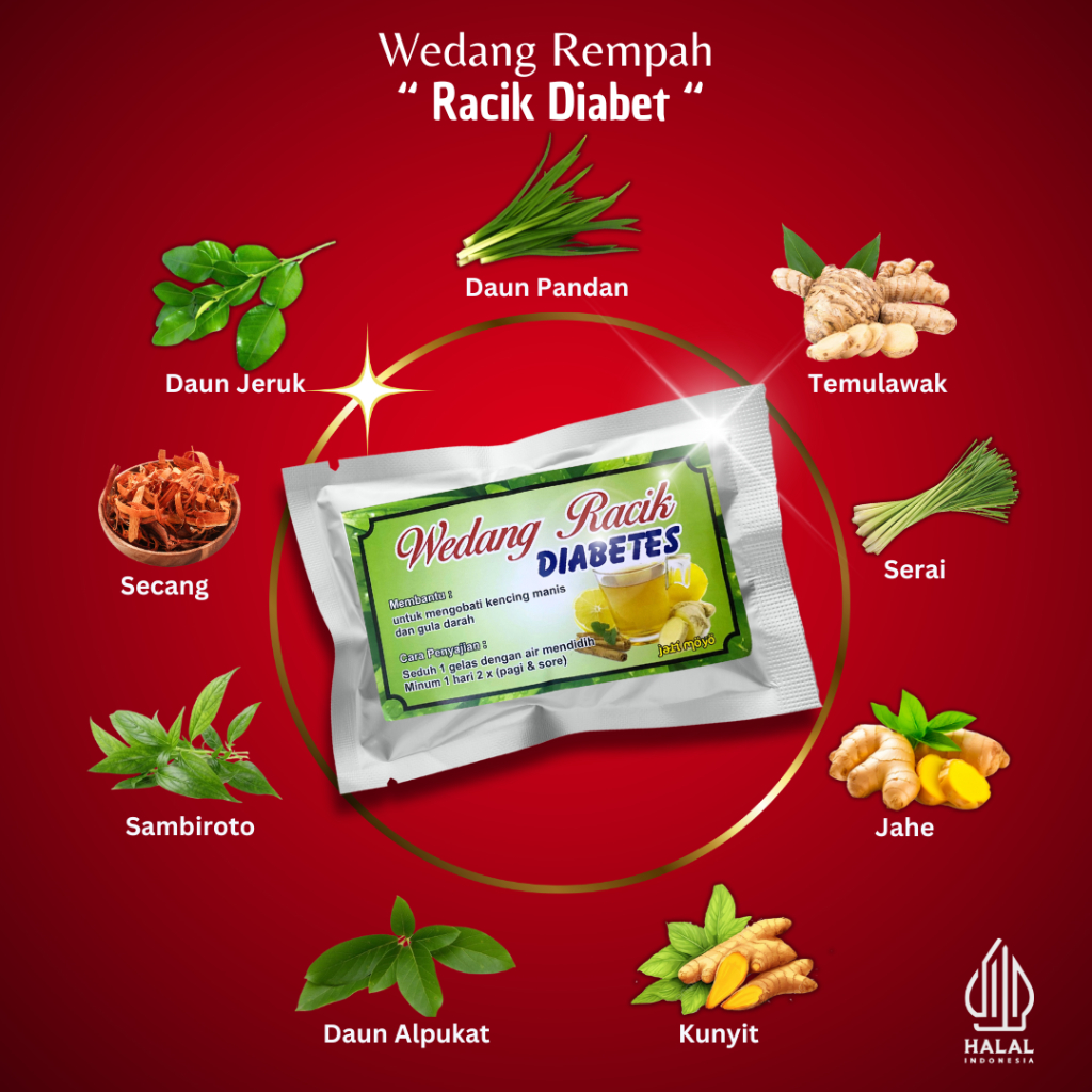 

WEDANG RACIK DIABETES 3 PUTRI ISI 10 BKS TANPA GULA