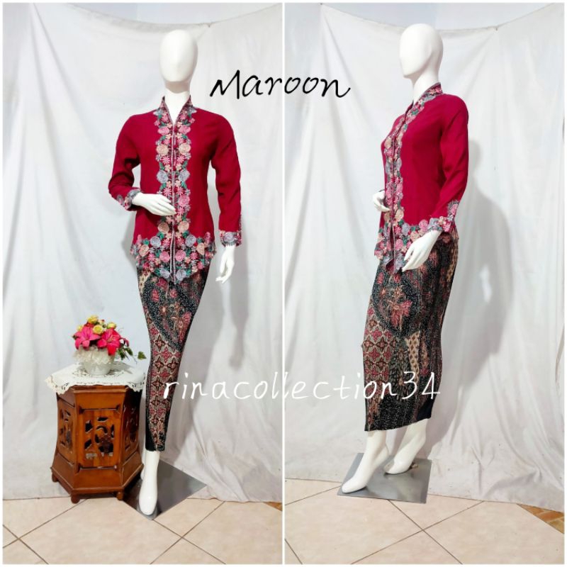 Hot Product Kebaya Encim. Kebaya Encim Panca Warna. Kebaya Encim Bordir. Kebaya Betawi. Kebaya