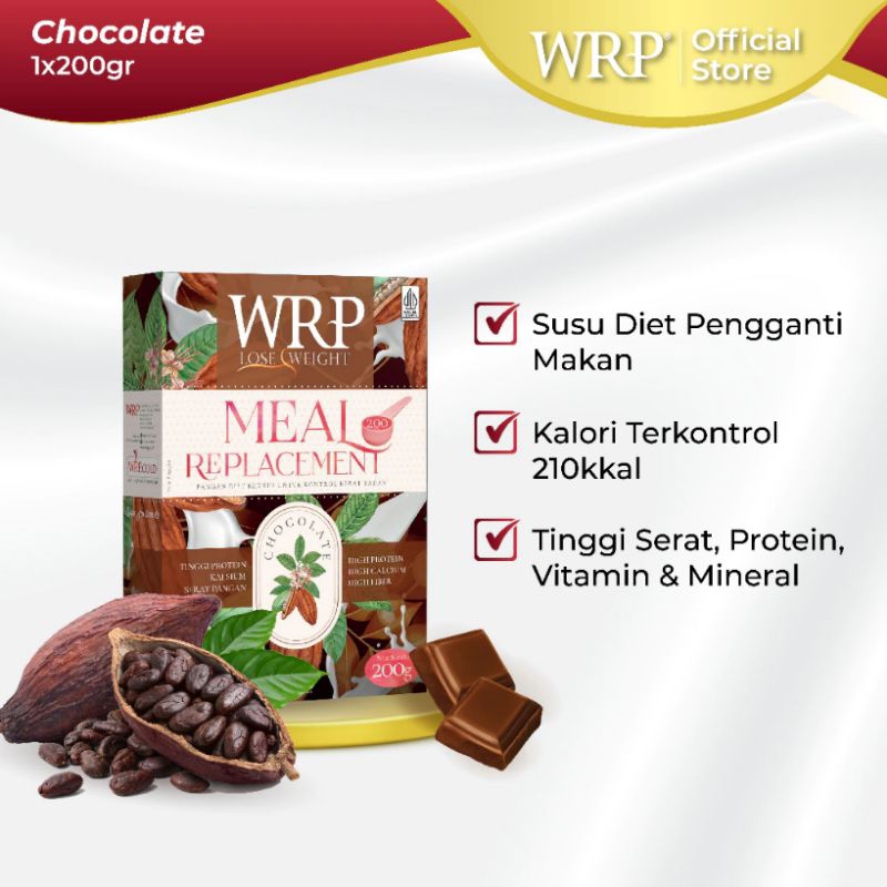 

WRP Meal Replacement coklat 200g - susu pengganti makan