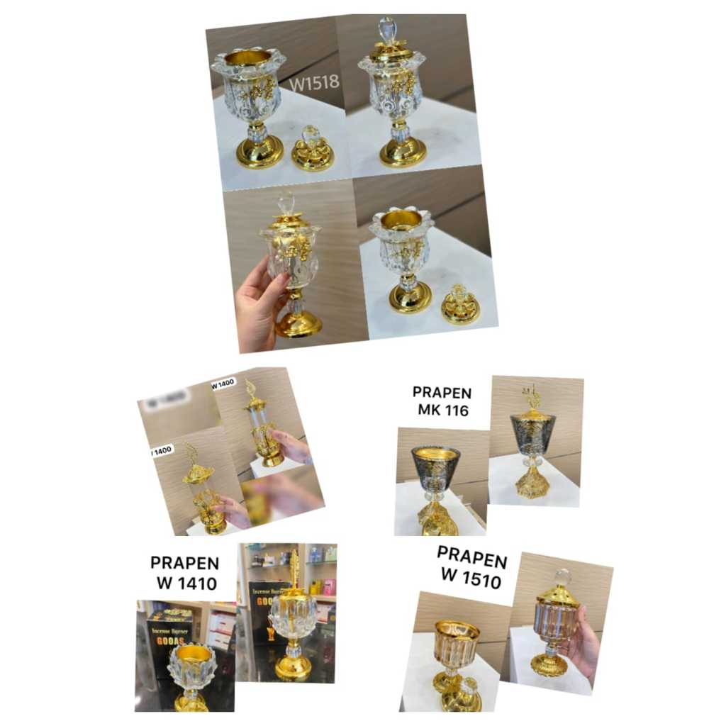 Mabkhara Diamond Tempat Dupa Manual Mabkhara Mewah