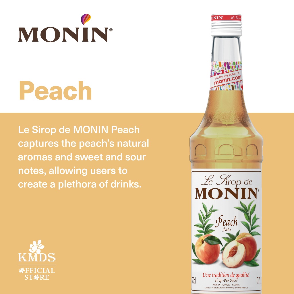 

MONIN Peach syrup 70 CL 700 ML