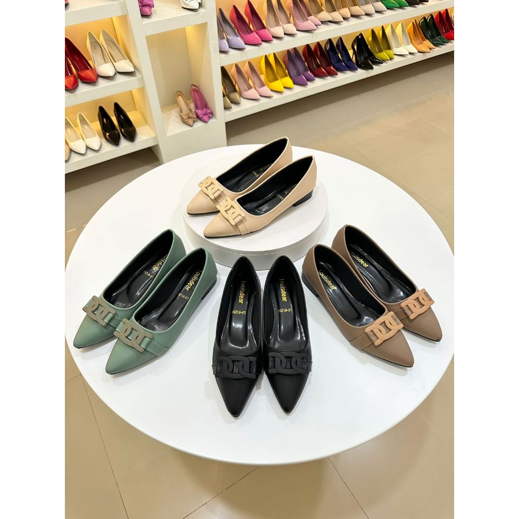 MEDAN - Sepatu Pansus Wanita Bahan Dove 2 Cm