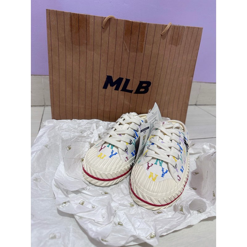 NEW ORIGINAL MLB NY YANKEES PLAYBALL RAINBOW MONOGRAM MULE
