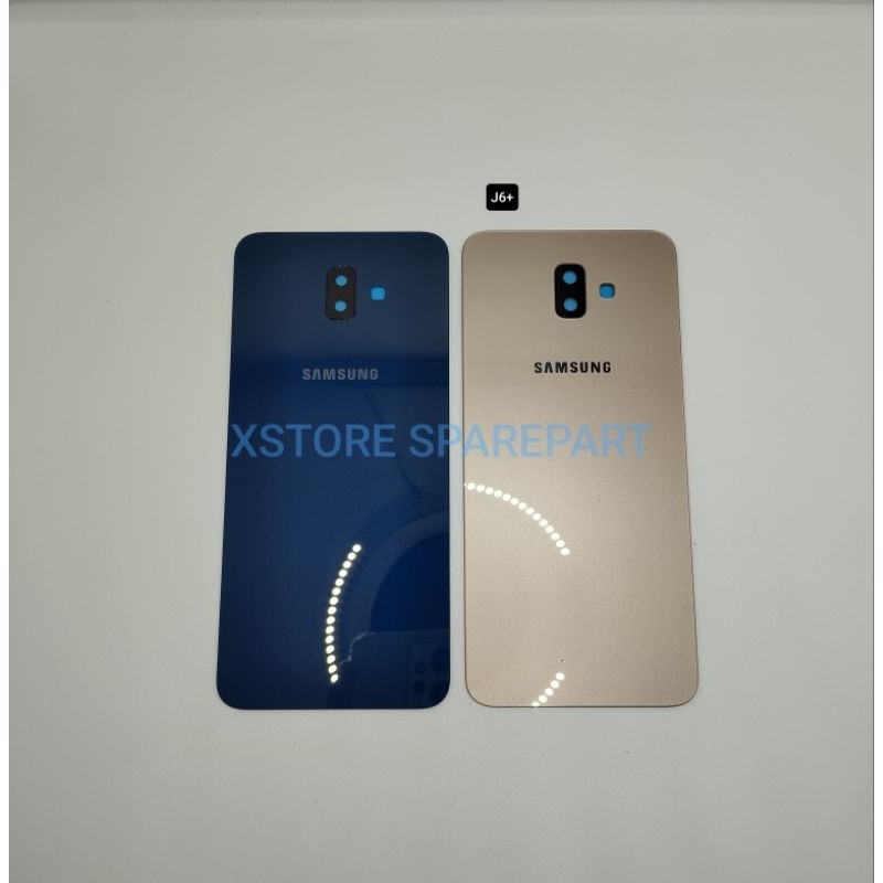 BACKDOOR COVER TUTUP MESIN SAMSUNG J6+/J6 PLUS COVER TUTUP BELAKANG ORIGINAL