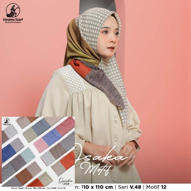 MOTIF OSAKA,Hijab Motif Viral,Hijab Motif terbaru,Hijab MODERN,Hijab Motif terkini,Hijab Motif Elega