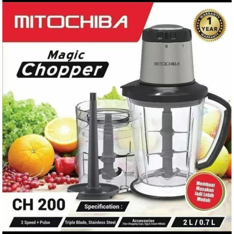 Chopper MITOCHIBA CH 200 Food Chopper Blender