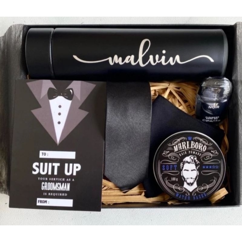 

groomsmen box/hampers pernikahan/kado bestman