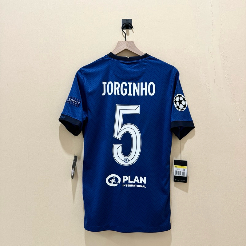 Jersey Original Chelsea Home 2020/2021 Champions League Winner Jorginho #5
