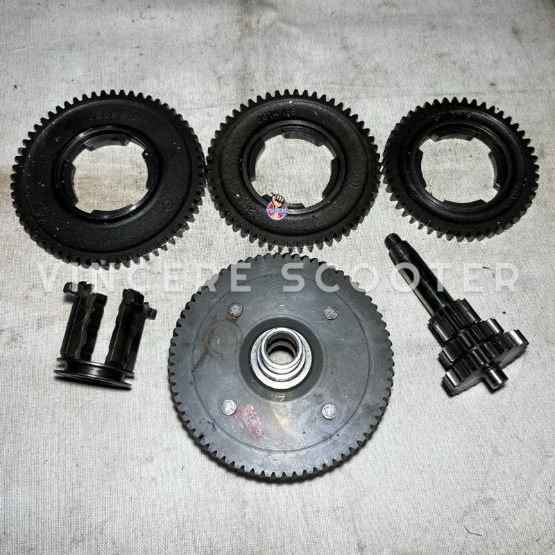 Gearset Gigi 3 Speed Original Copotan Vespa Special Darling 100 Smallframe