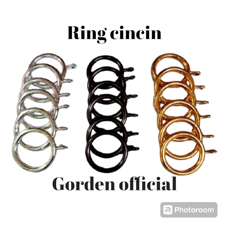 Ring cincin gorden pipa gorden bulat / gorden cincin ring pipa cincin kawat gorden