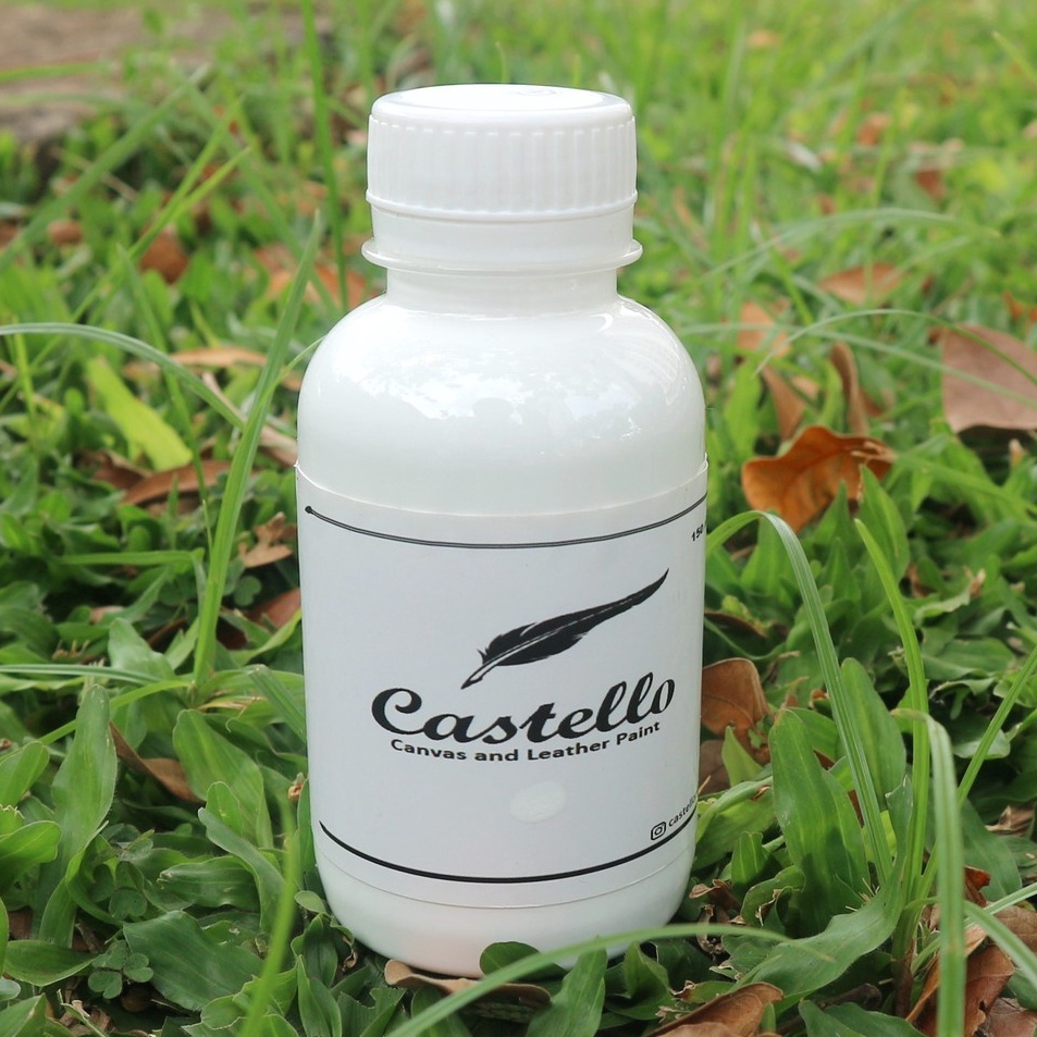 

Dijamin Sampai Cat Castello Sepatu dan Tas Putih Khusus Kulit Kanvas