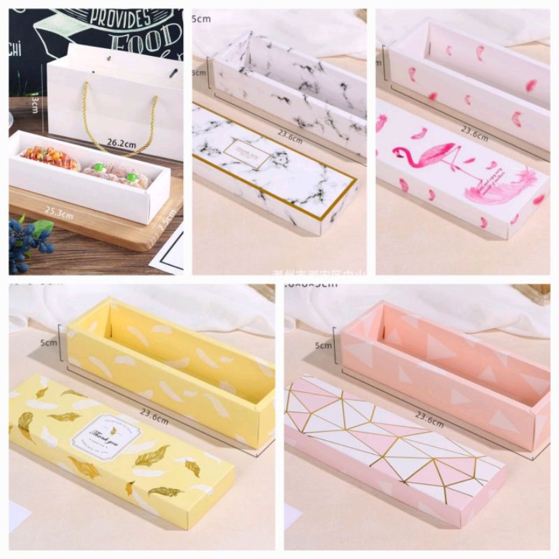 

Box Kue+Tutup Bahan Karton Tebal Premium/ Box kotak kue nastar cookies mooncake premium