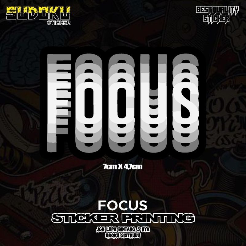 

STICKER STIKER PRINTING FOCUS KEREN