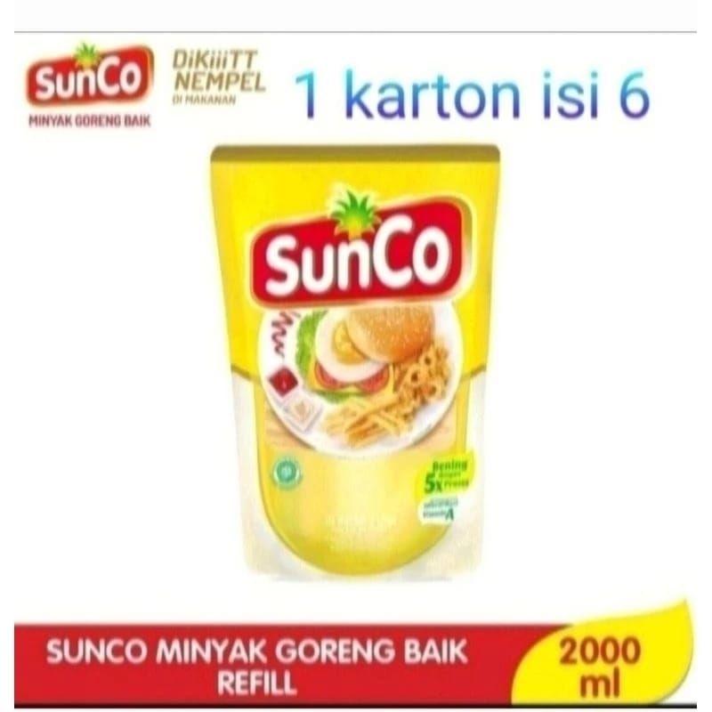 

MINYAK GORENG SUNCO 2LT / MINYAK SUNCO 2 LITER