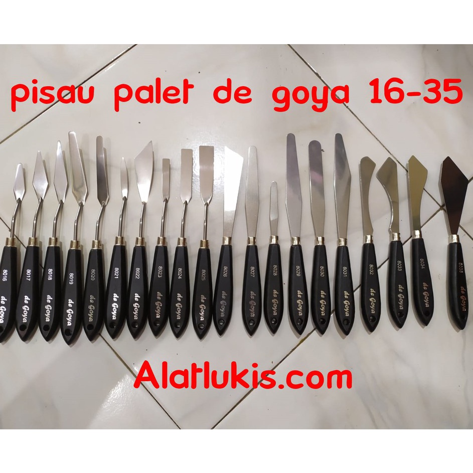 

Baru Datang Pisau Palet Lukis De Goya per pc Painting Knife Palette Knife 816 835