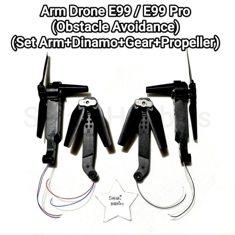 Part Arm Set / Lengan Drone E99 / E99 Pro (Versi Obstacle Avoidance)