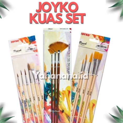 

Dijamin Awet JOYKO KUAS LUKIS SET BR1 BR17 BR4 BR8 BR5
