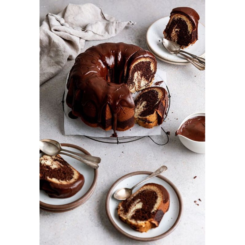 

Marble buttercake / bolu marmer