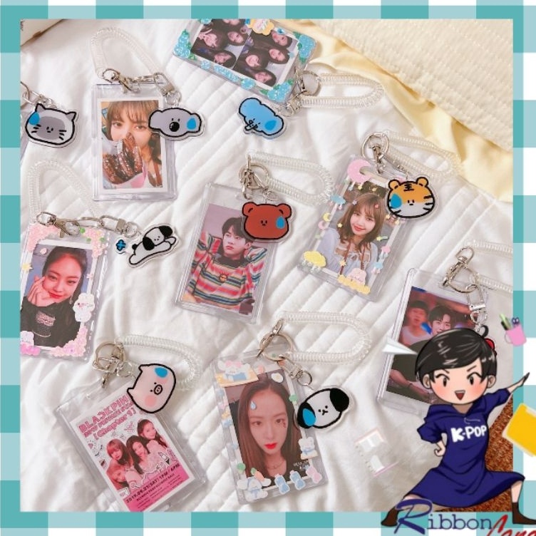 

Lagi Dicari Set ID Card Acrylik Card Holder Photocard Keychain Lanyard Name Tag Idol Kpop