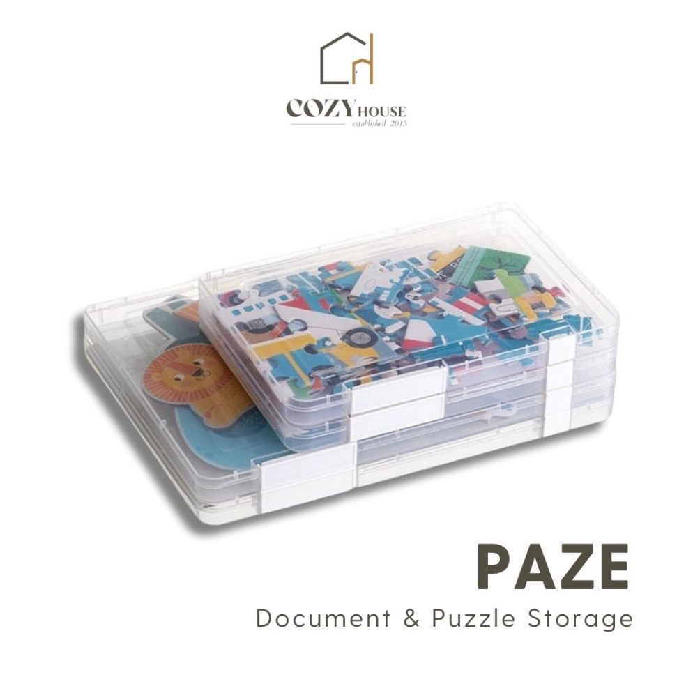 

COZYHOUSE PAZE Document Puzzle Storage Tempat Storage Penyimpanan Berkas A4 A5 Karya Kertas Agar Tahan lama Tidak mudah hilang ART L9V6