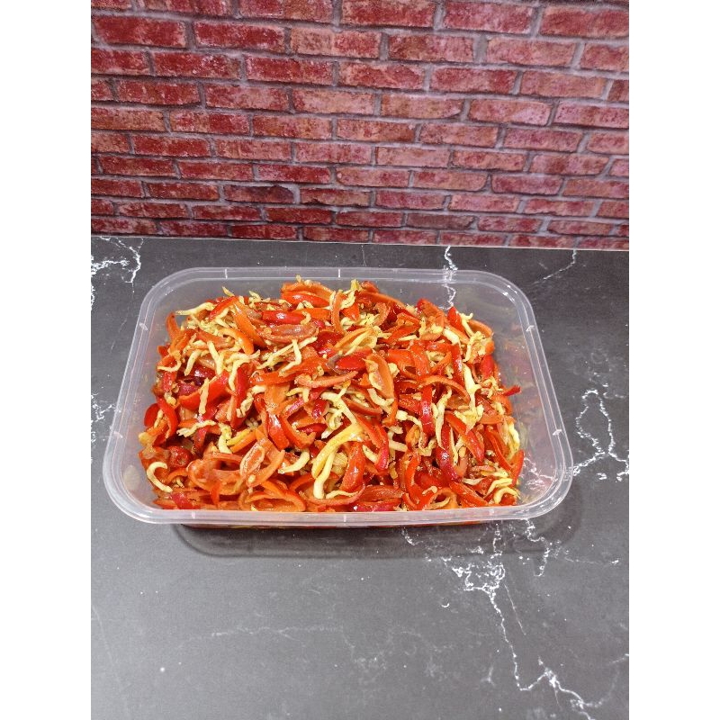 

tumis kulit melinjo teri medan