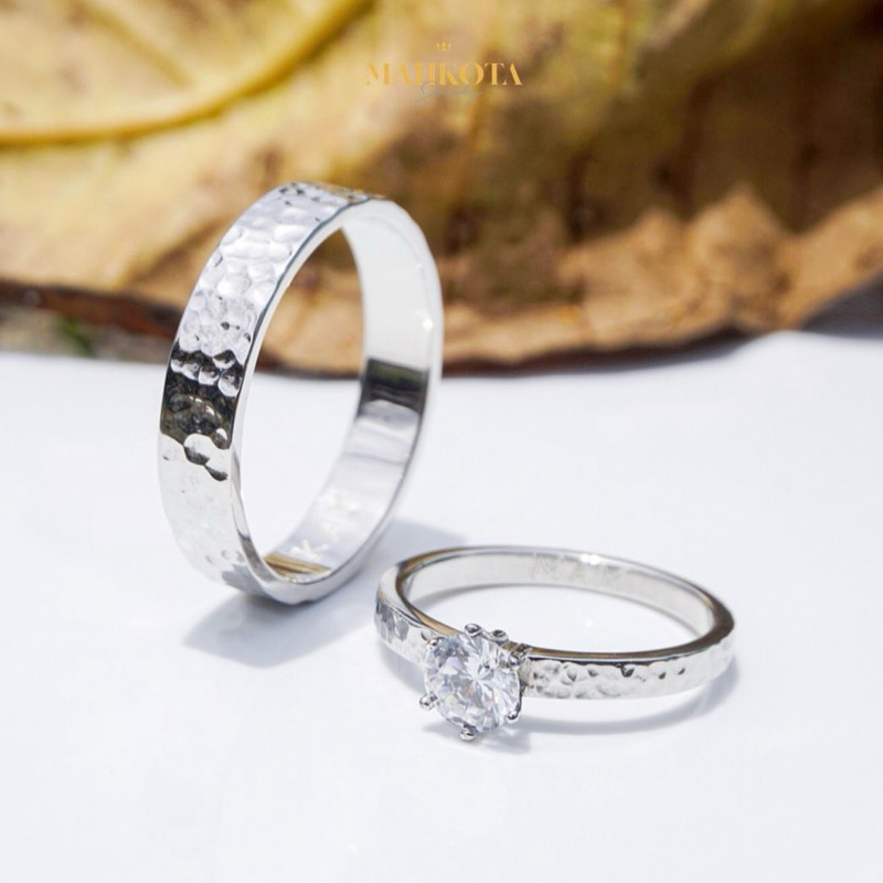 CINCIN COUPLE HAMMER EMAS - PALLADIUM 10%