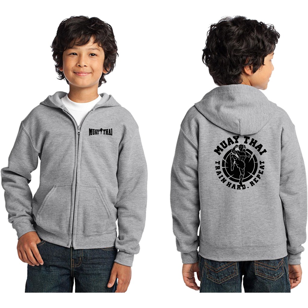 Zipper Hoodie muay thai anak jaket muaythai sweater zipper anak