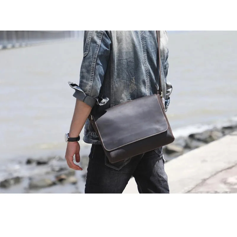 TAS SELEMPANG PRIA KULIT ASLI CRAZY HORSE