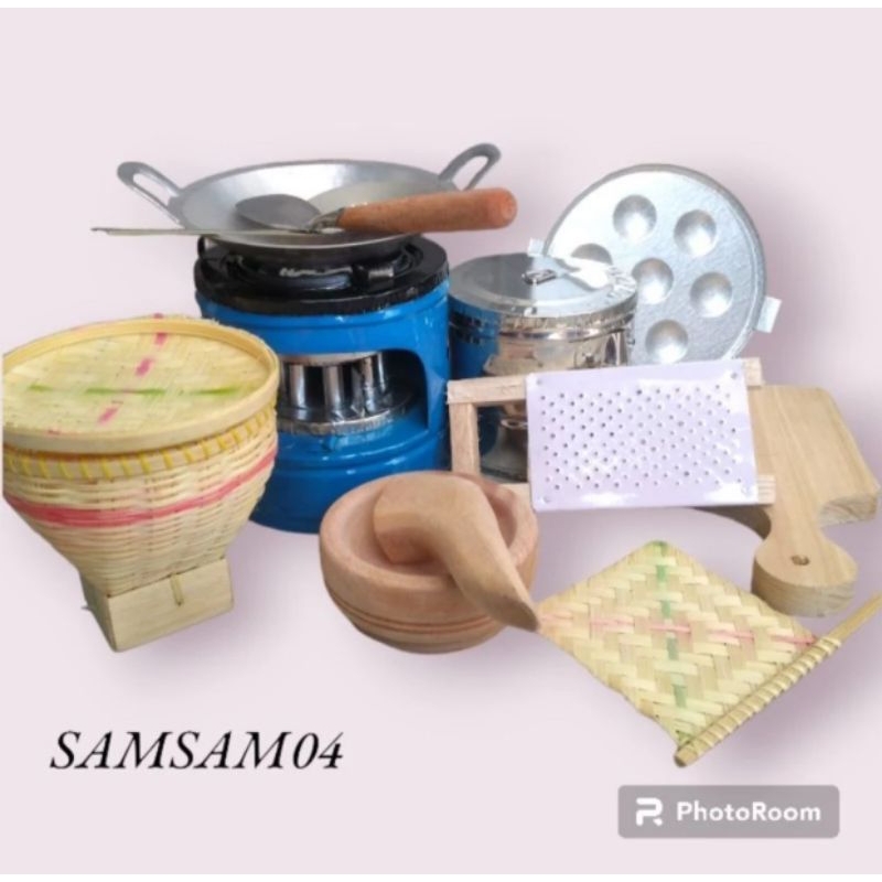 Set masak miniatur anak paket kumplit dandang