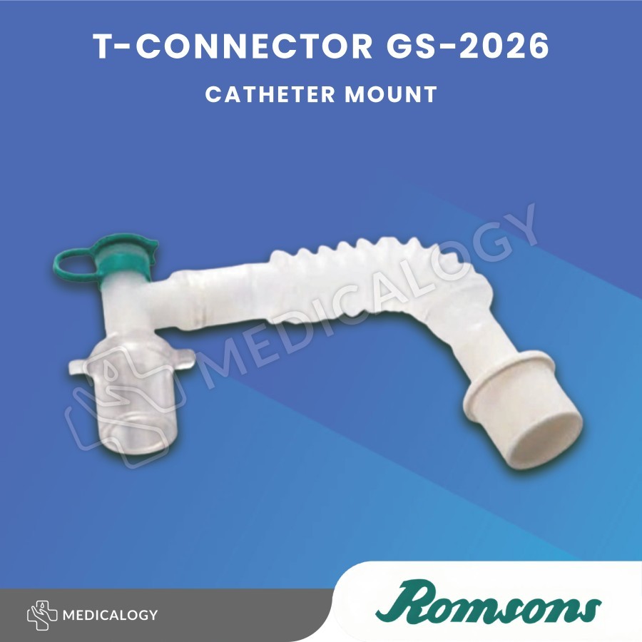 Catheter Mount "T" Connector GS-2026 Romsons